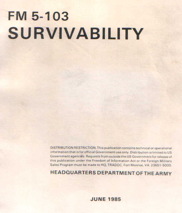 FM 5-103 Survivabilty