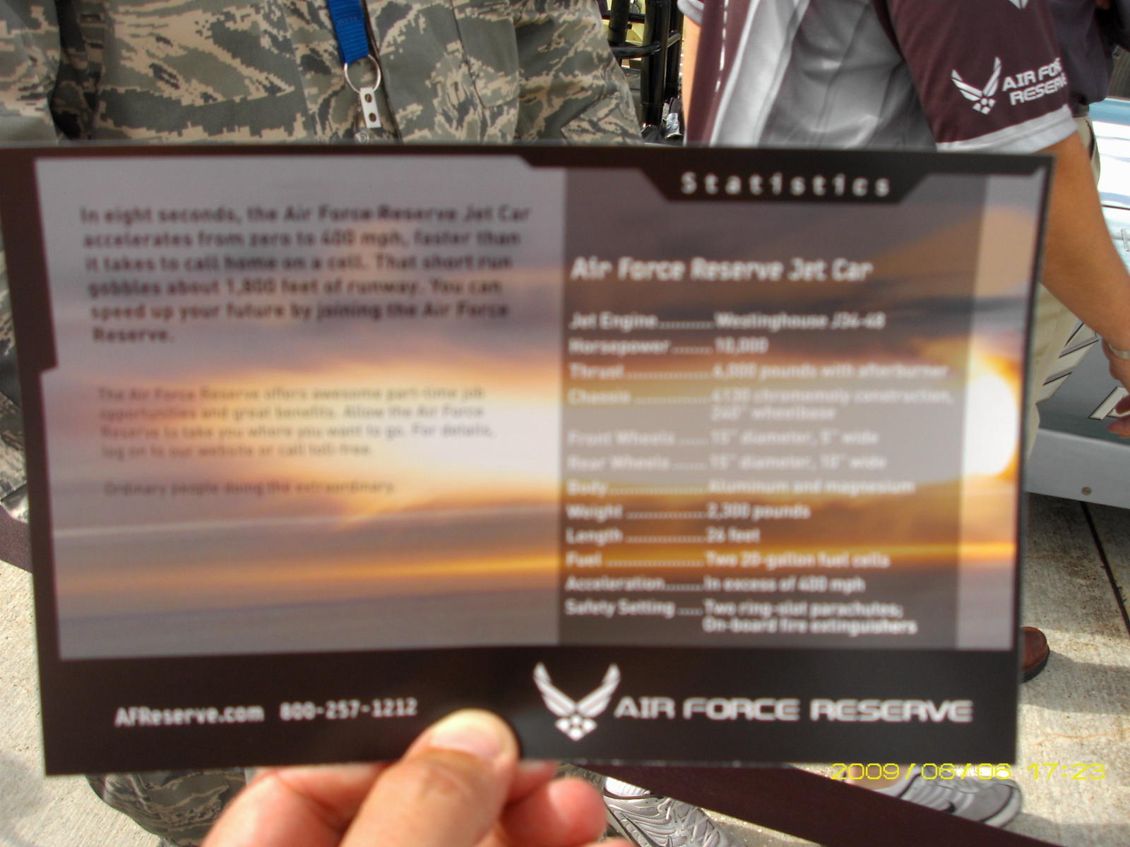 Air Force Reserve Jet Car